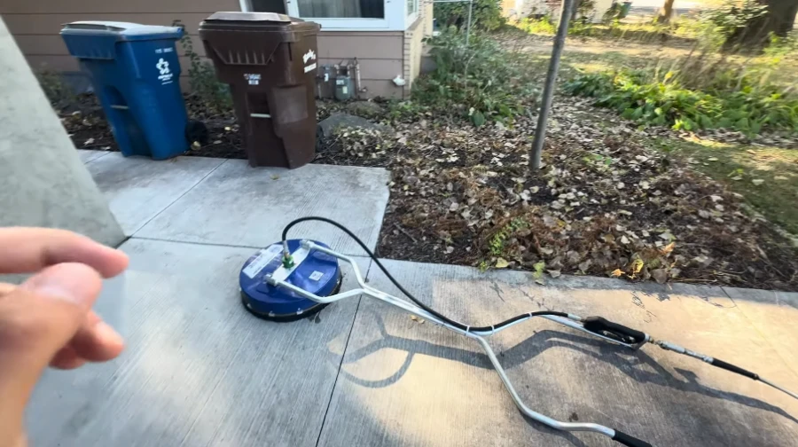 Recently completed pressure washing project in Porters Neck, NC