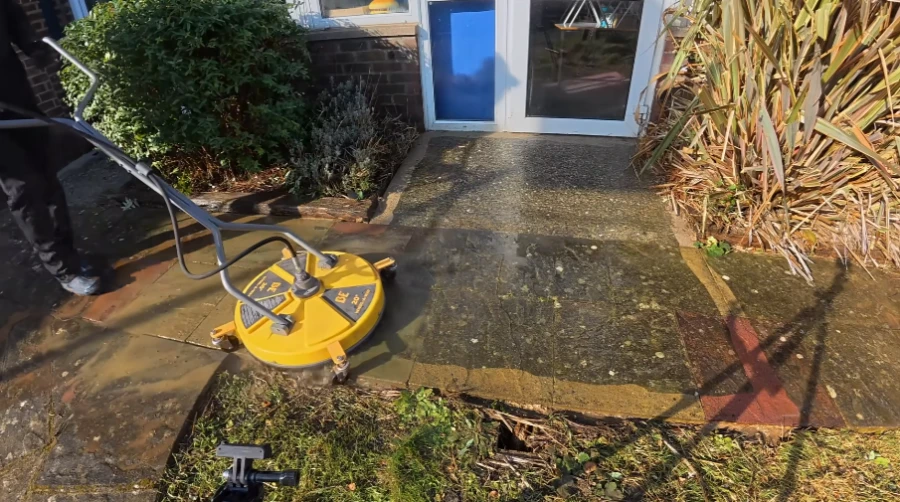 Recently completed pressure washing project in Wrightsville Beach, NC
